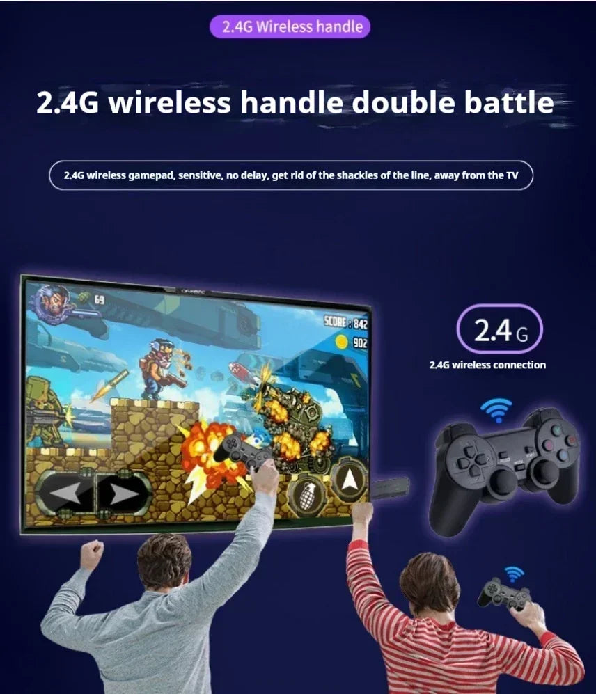 Game Stick, jossa on paljon klassikkopelejä 