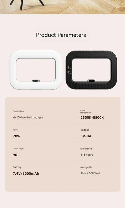 Handhållen LED Selfie-lampa