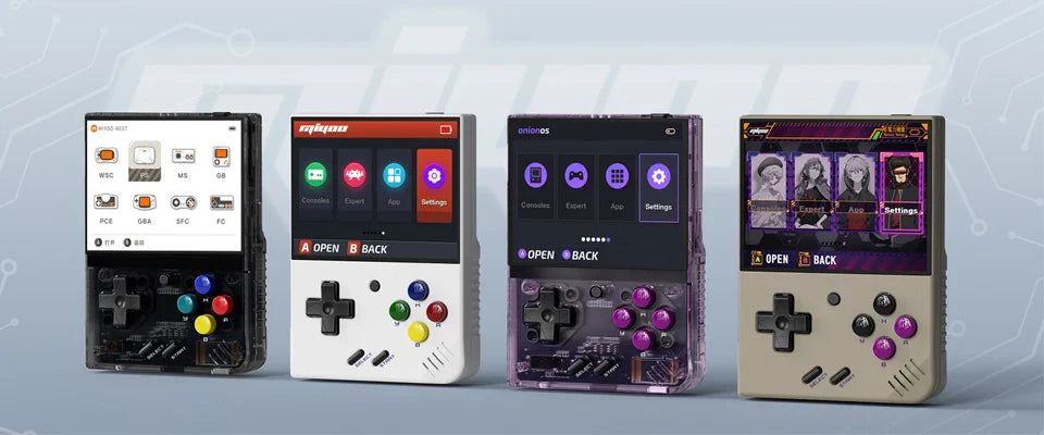 RetroPlay Mini+ – retro spelkonsol för barn & vuxna (3,5” IPS skärm)