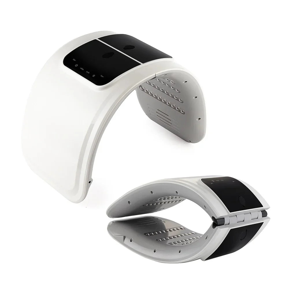 LED-maske for ansiktet – 7 farger hudforyngelse og antirynkebehandling