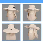 Hengittävästä kankaasta valmistettu aurinkohattu – kokoontaitettava ulkohattu vaellukseen ja kalastukseen