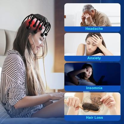 RelaxHead™ – Langaton päänhieroja Bluetoothilla 