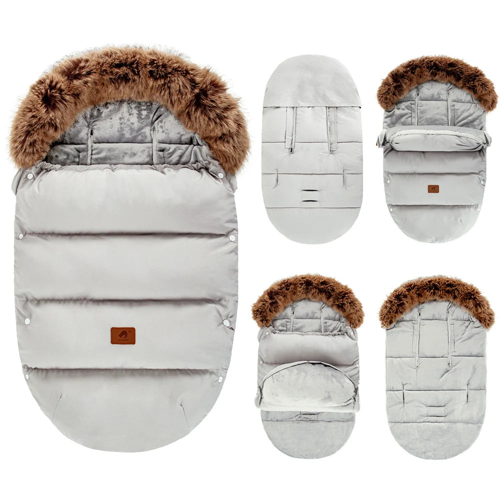 Premium Vinteråkpåse – Vind- & Vattentät (0–24 mån) – Universell Passform