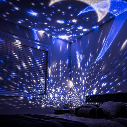 Projektorlampa med Stjärnhimmel