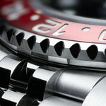 Lyxig herrklocka – mekanisk automat med safirglas