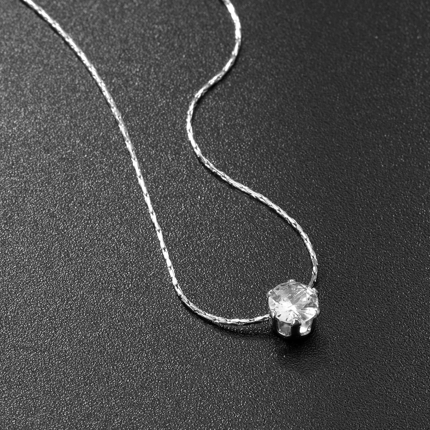 Kristallhalsband dam – zirkonia berlockhalsband för fest & vardag