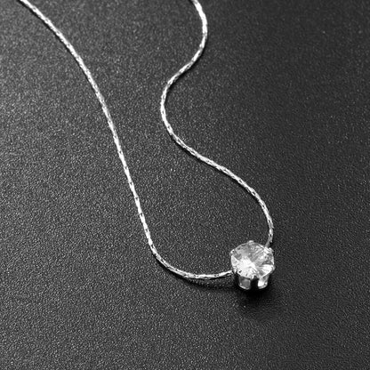 Kristallhalsband dam – zirkonia berlockhalsband för fest & vardag