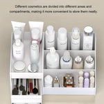 Sminkförvaring – vit låda för makeup & hudvård, plast