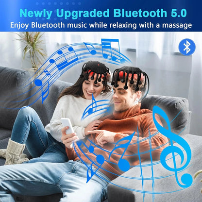 RelaxHead™ – Langaton päänhieroja Bluetoothilla 