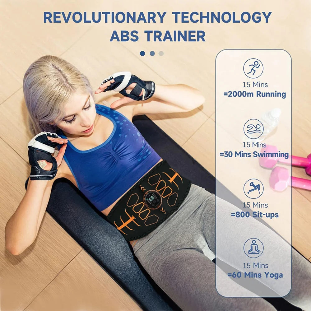AbToner – EMS muskelstimulator för mage & toning