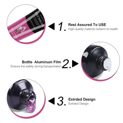 Nagelkit med UV-lampa – Gel Polish set med borr & verktyg för manikyr