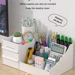 Sminkförvaring – vit låda för makeup & hudvård, plast