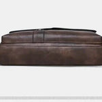 Herrportfölj i läder – business handväska för laptop & dokument