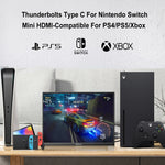 Extern bärbar enkel skärm till dator, spelkonsol, mobil eller laptop