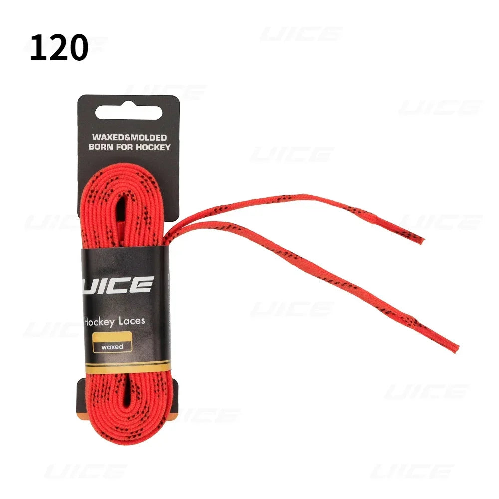 Skridskosnören ishockey – vaxade & förstärkta skosnören