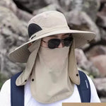 Hengittävästä kankaasta valmistettu aurinkohattu – kokoontaitettava ulkohattu vaellukseen ja kalastukseen