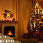 LED svävande ljus med trollstav – flytande ljus för dekoration (12/10 st)