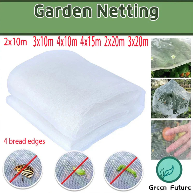 Insektsnät för växter – skyddsnät mot fåglar & skadedjur till växthus & trädgård