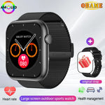 Smartklocka Nova (2,01” AMOLED – sport & hälsa, vattentät)