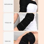 Sähköinen olkatuki – lämpö- ja tärinähieronta olkapäälle/polvelle