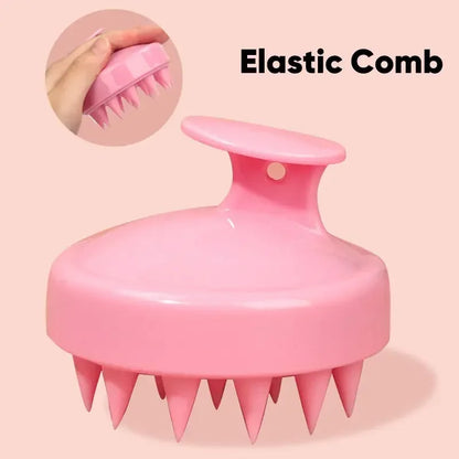 Silikon hårborste – massageborste för hårbotten & dusch