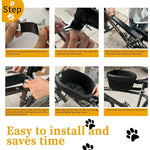 Hundcykelkorg med sele