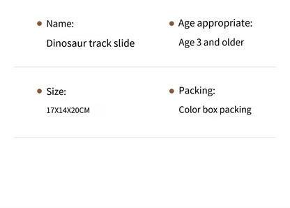 Dinosaurie Bilbana med Pussel