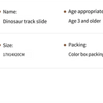 Dinosaurie Bilbana med Pussel