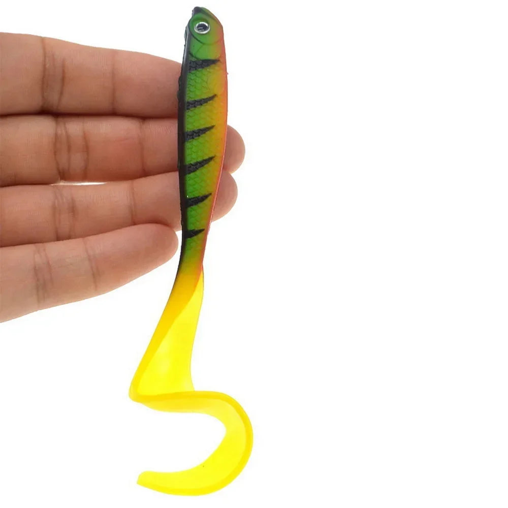 Swimbait – 12,5 cm T-tail mjukjigg för abborre & gädda