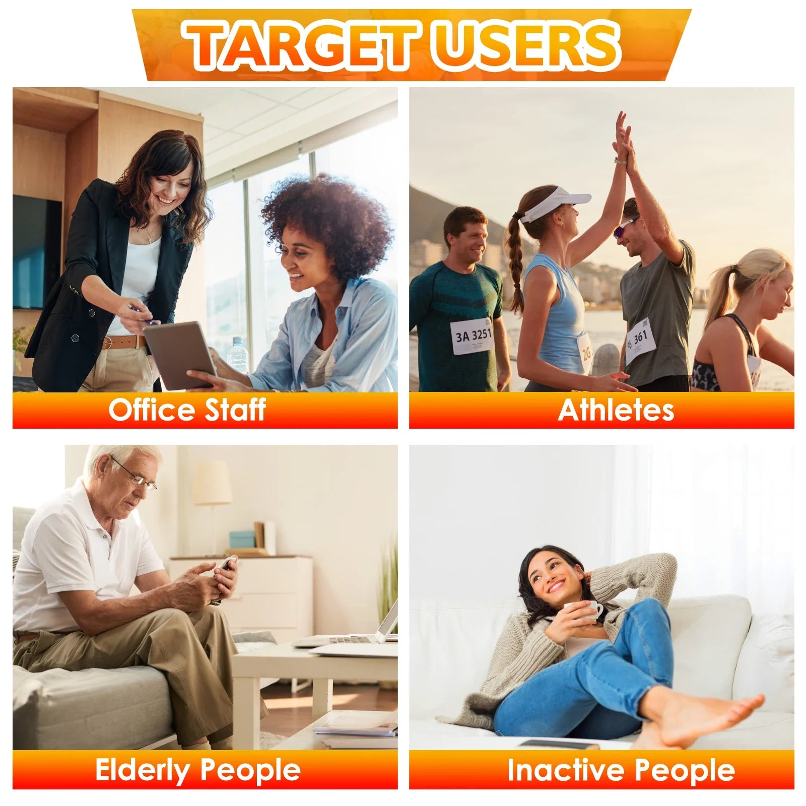 Heat Support™ – Lämpökääre polvelle, olkapäälle ja kyynärpäälle – 3-in-1