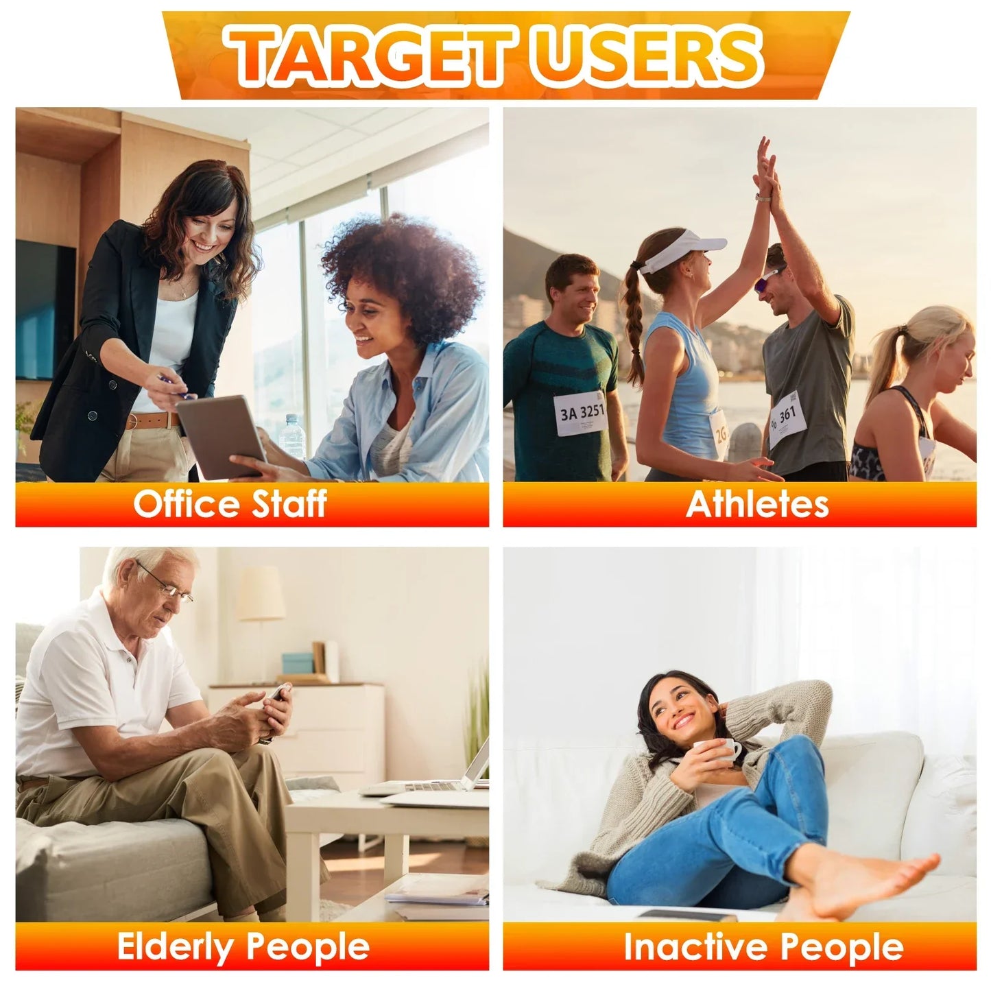 Heat Support™ – Lämpökääre polvelle, olkapäälle ja kyynärpäälle – 3-in-1