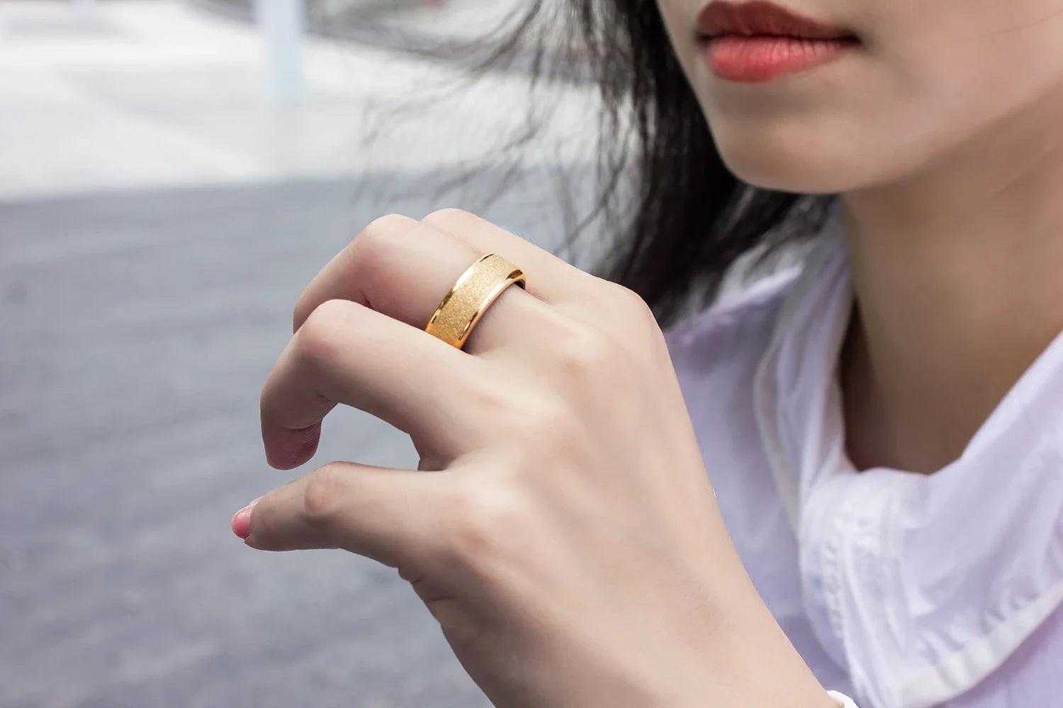 Smart ring – sömn & hälsomonitor med laddfodral