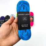 Vaxade skridskosnören – slitstarka ishockey skosnören