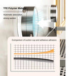 Duschhylla med sugpropp – utan borrning