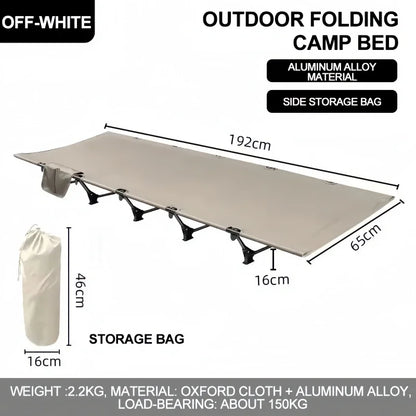 Ultralätt Hopfällbar Campingbädd för Vuxna