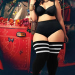 Långa Mjukstrumpor i Plus Size för Träning & Dans