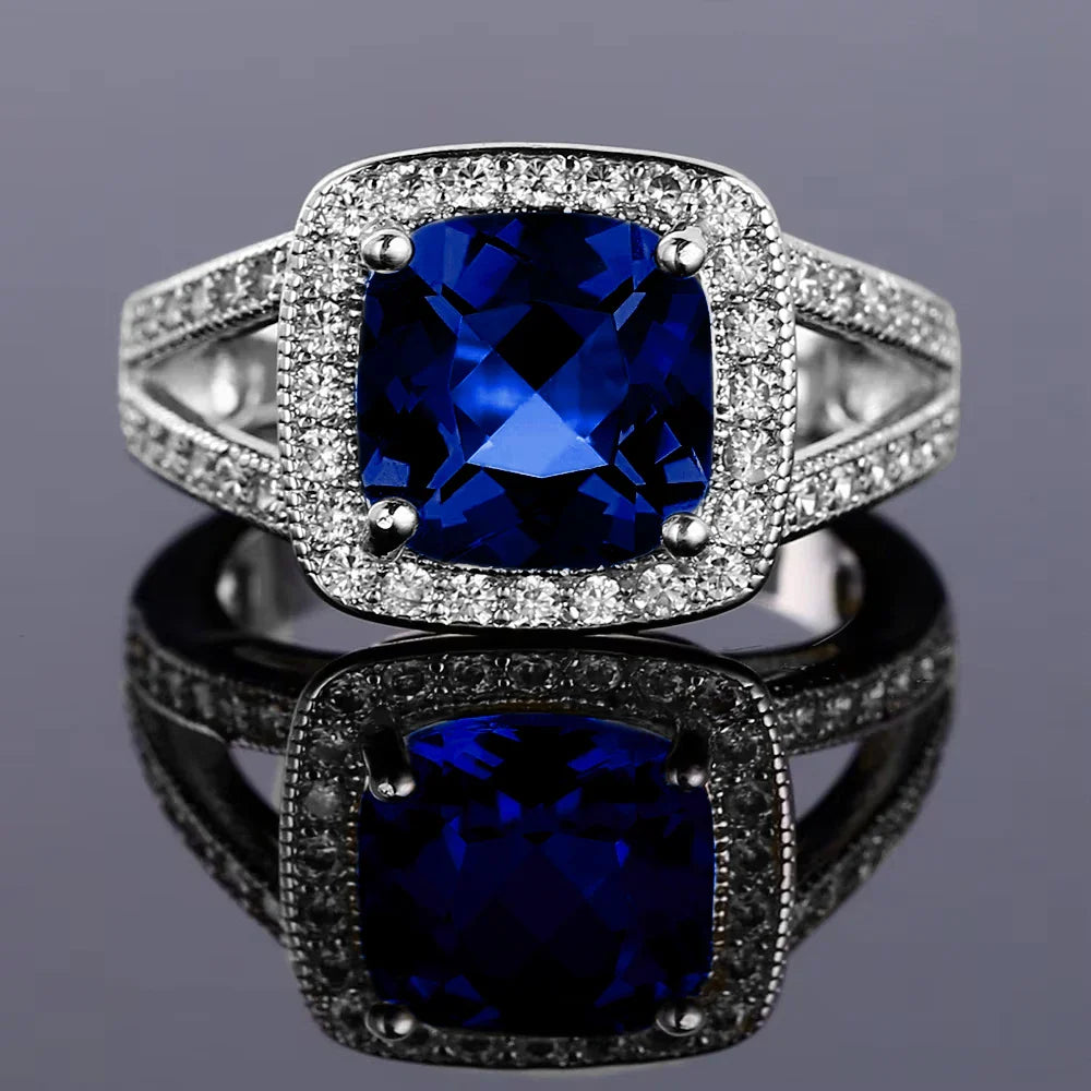 Ring Emilia (färgglad ring med zirkoner – klassisk design)