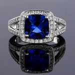 Ring Emilia (färgglad ring med zirkoner – klassisk design)