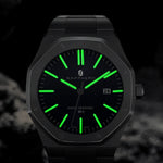 Herrklocka – rostfritt stål & datumvisning