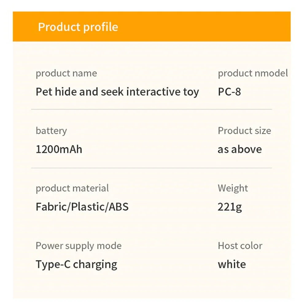 Interaktiv kattleksak – gömma & söka mus med fjäder & ljud