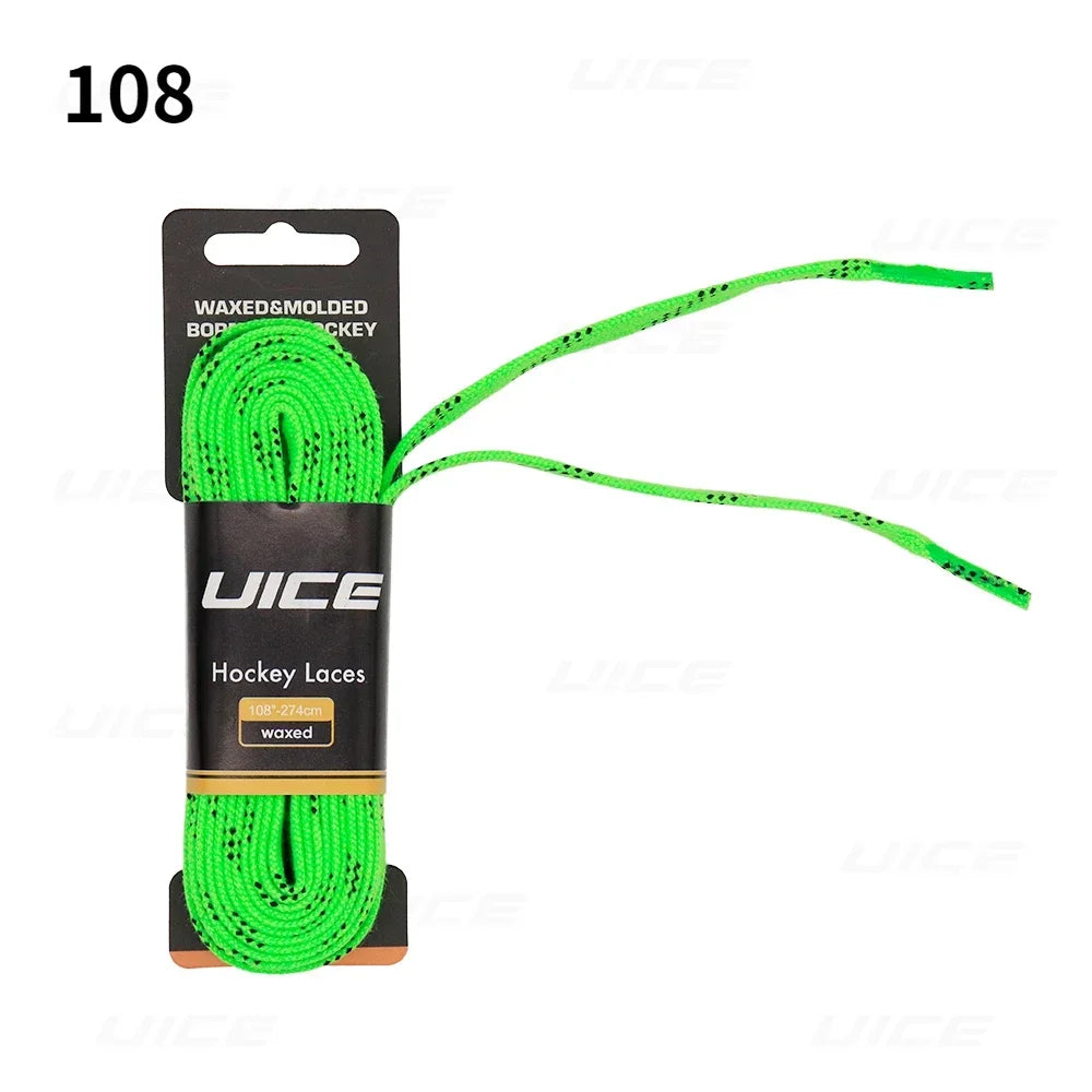 Skridskosnören ishockey – vaxade & förstärkta skosnören
