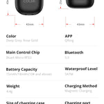 Smart ring – hälsomätning & sportläge, vattentät