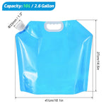 Hopfällbar vattenpåse – campingdunk för vattenförvaring 5–10 liter