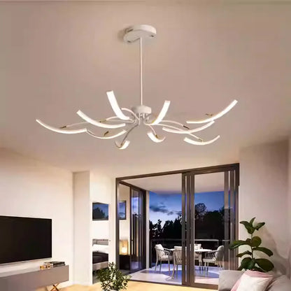 Nordisk taklampa LED – roterande design för vardagsrum & sovrum