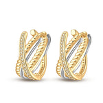 Eleganta örhängen – hoops med stjärnor, månar & pärlor