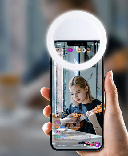 GlowRing™ – LED Selfie-lampa för Mobil