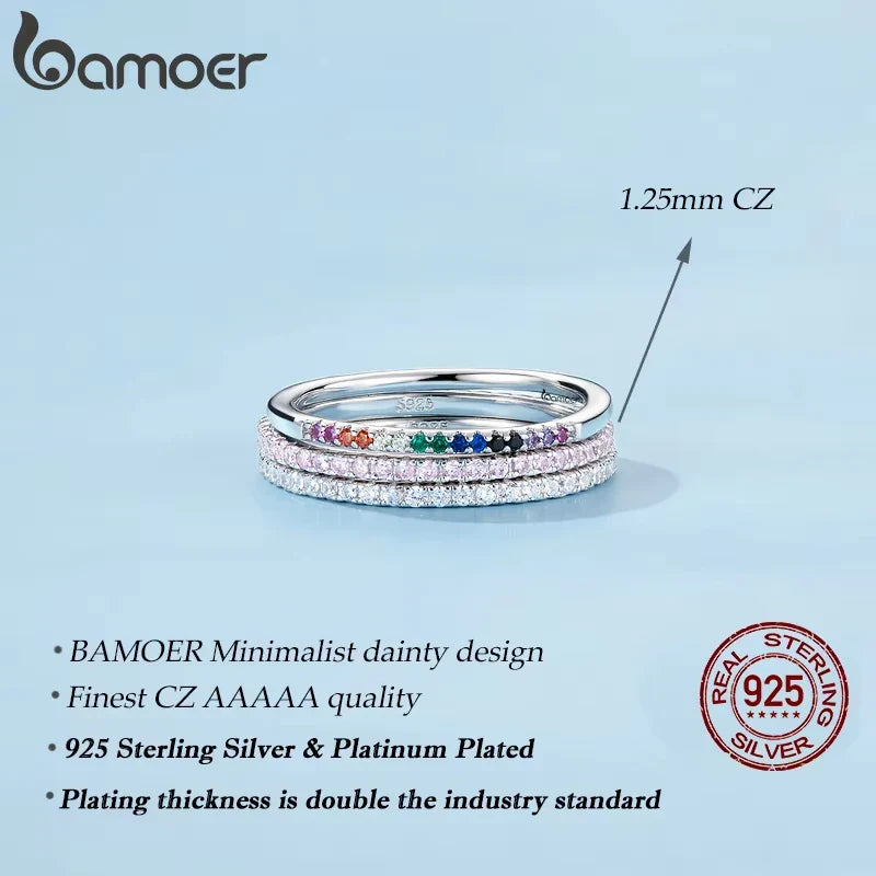 Ring Evelina (guldfärgad ring med gnistrande stenar – stapelbar)