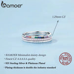 Ring Evelina (guldfärgad ring med gnistrande stenar – stapelbar)