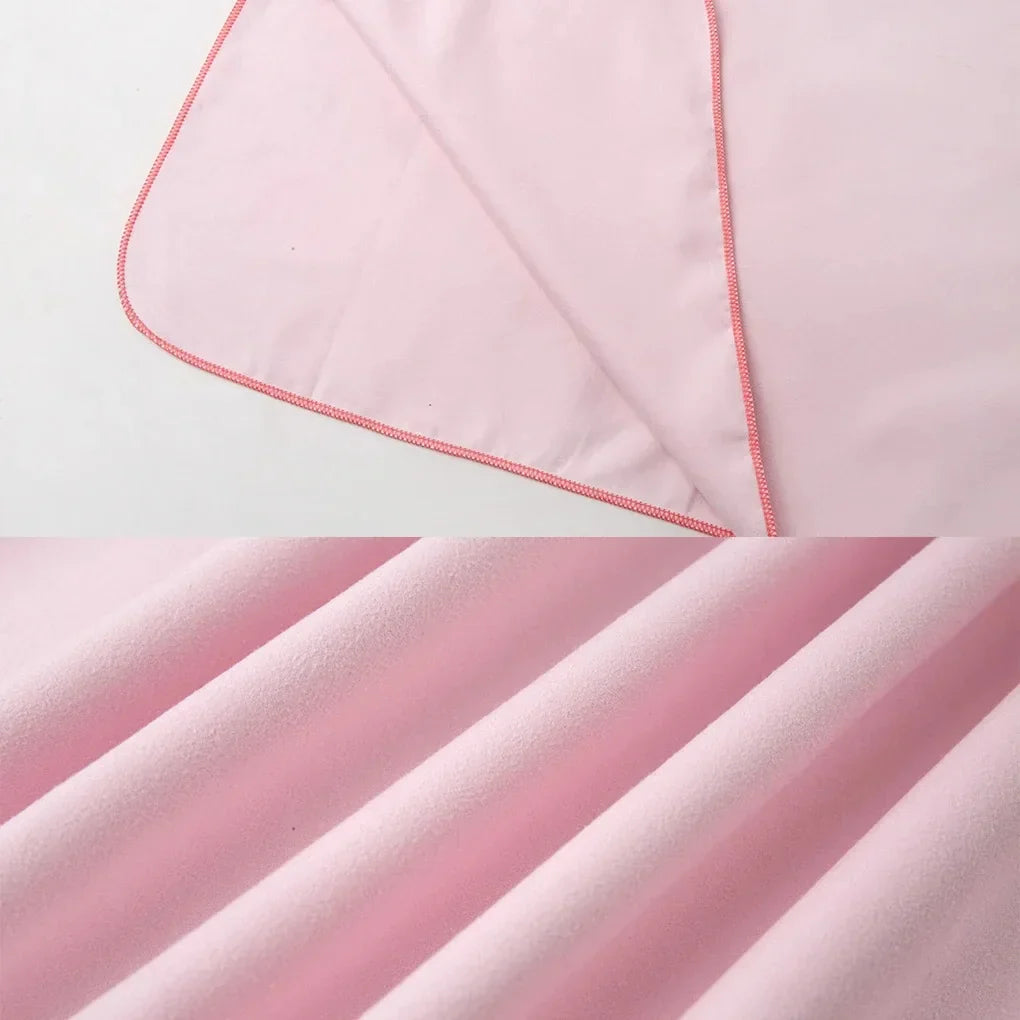 Mikrofiber ponchohandduk – snabbtorkande badrock för strand & simhall