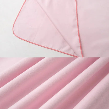 Mikrofiber ponchohandduk – snabbtorkande badrock för strand & simhall